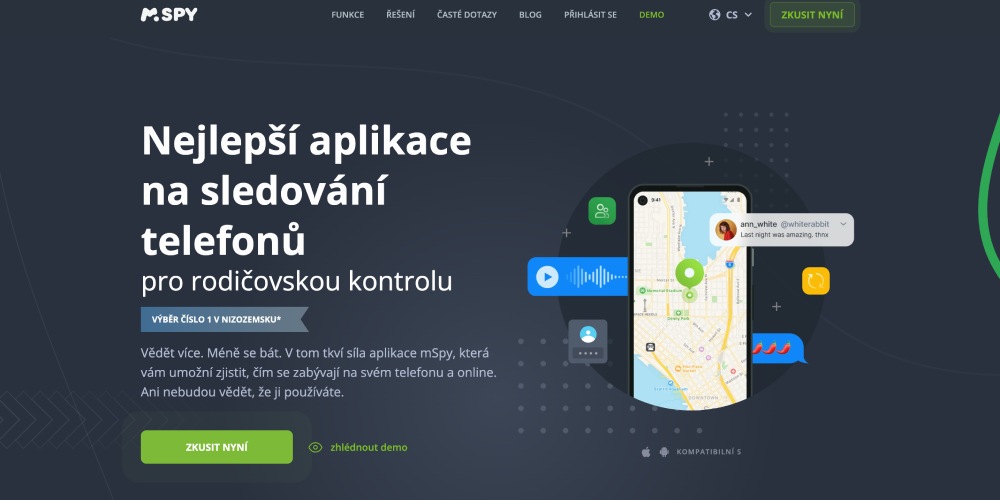 Nejlepší aplikace na sledování telefonůpro rodičovskou kontrolu