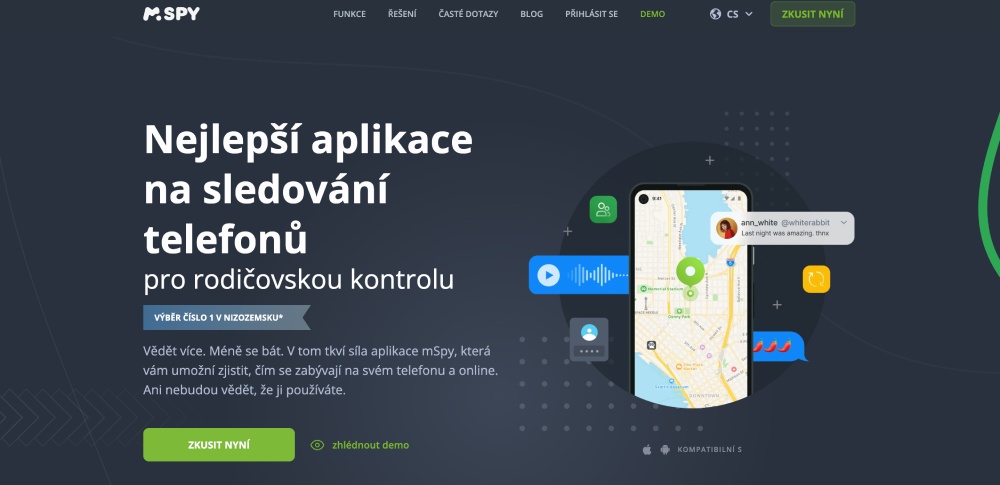 Nejlepší aplikace na sledování telefonůpro rodičovskou kontrolu