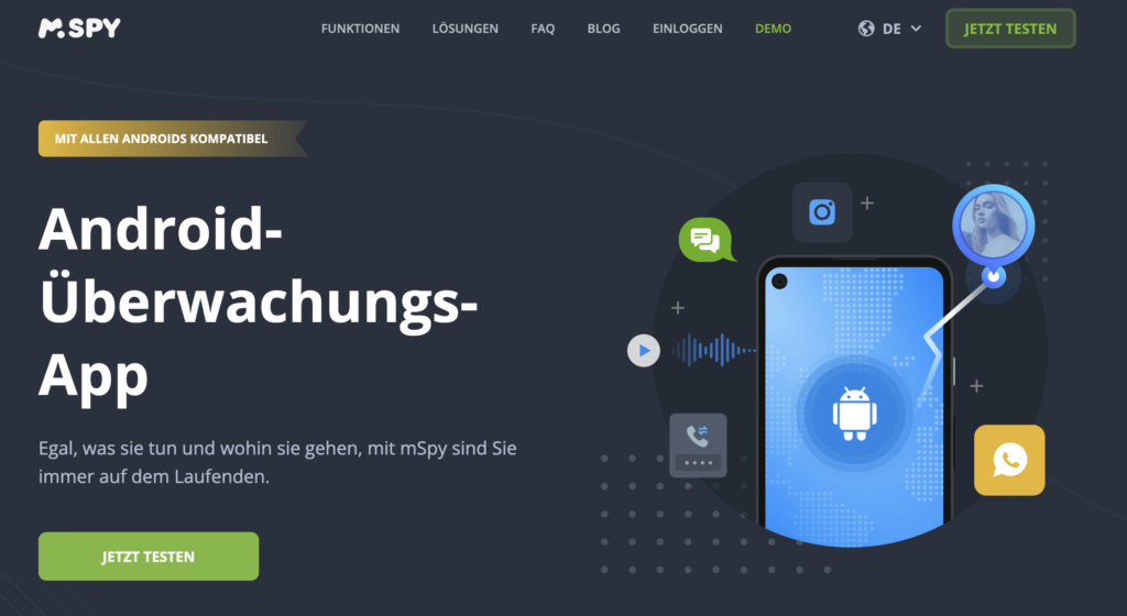 android überwachungs mspy app