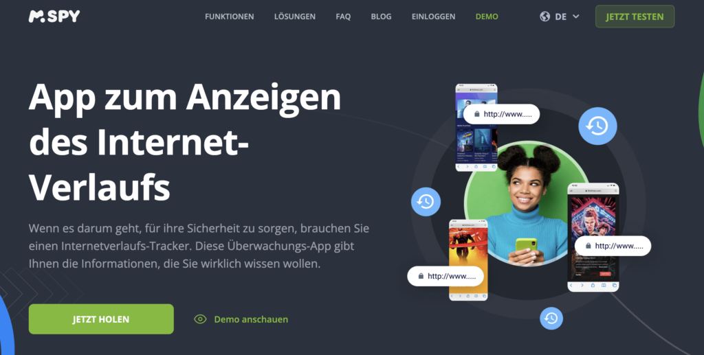mspy app zum anzeigen des internet-verlaufs