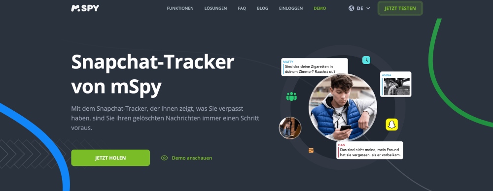 Snapchat-Tracker von mSpy