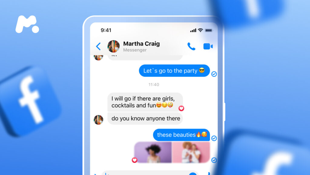 see who someone is messaging on facebook