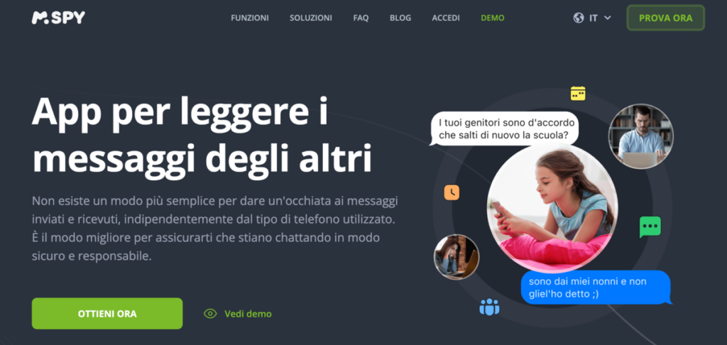 leggere gli sms di un altro numero di cellulare mspy