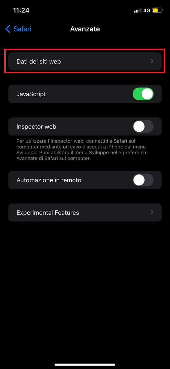 cronologia in incognito compresa