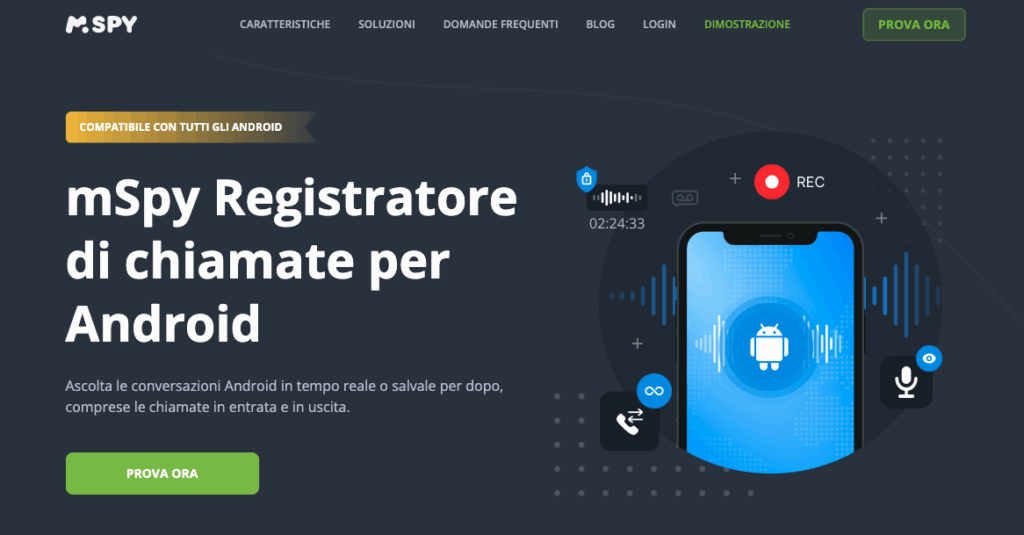 mspy registratore di chiamate per android