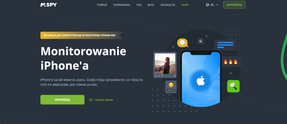 Monitorowanie iPhone'a