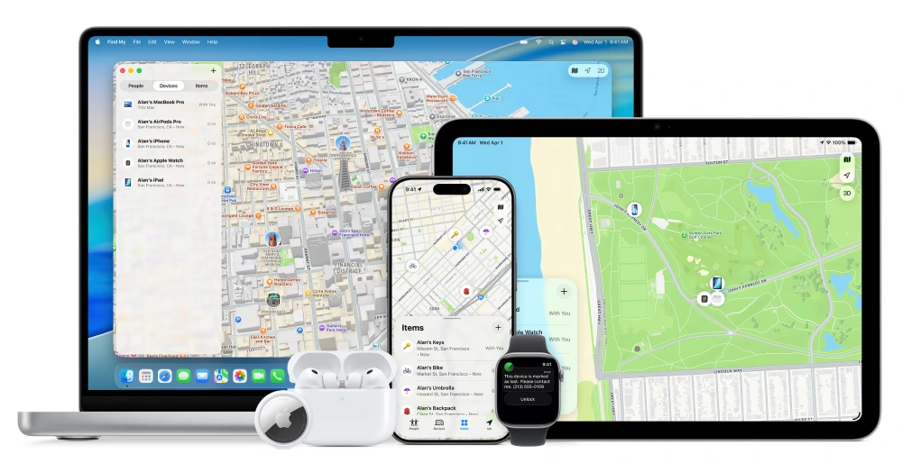 iCloud Find Devices