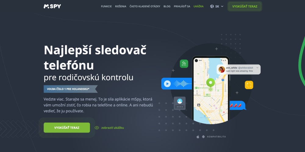Najlepší sledovač telefónu