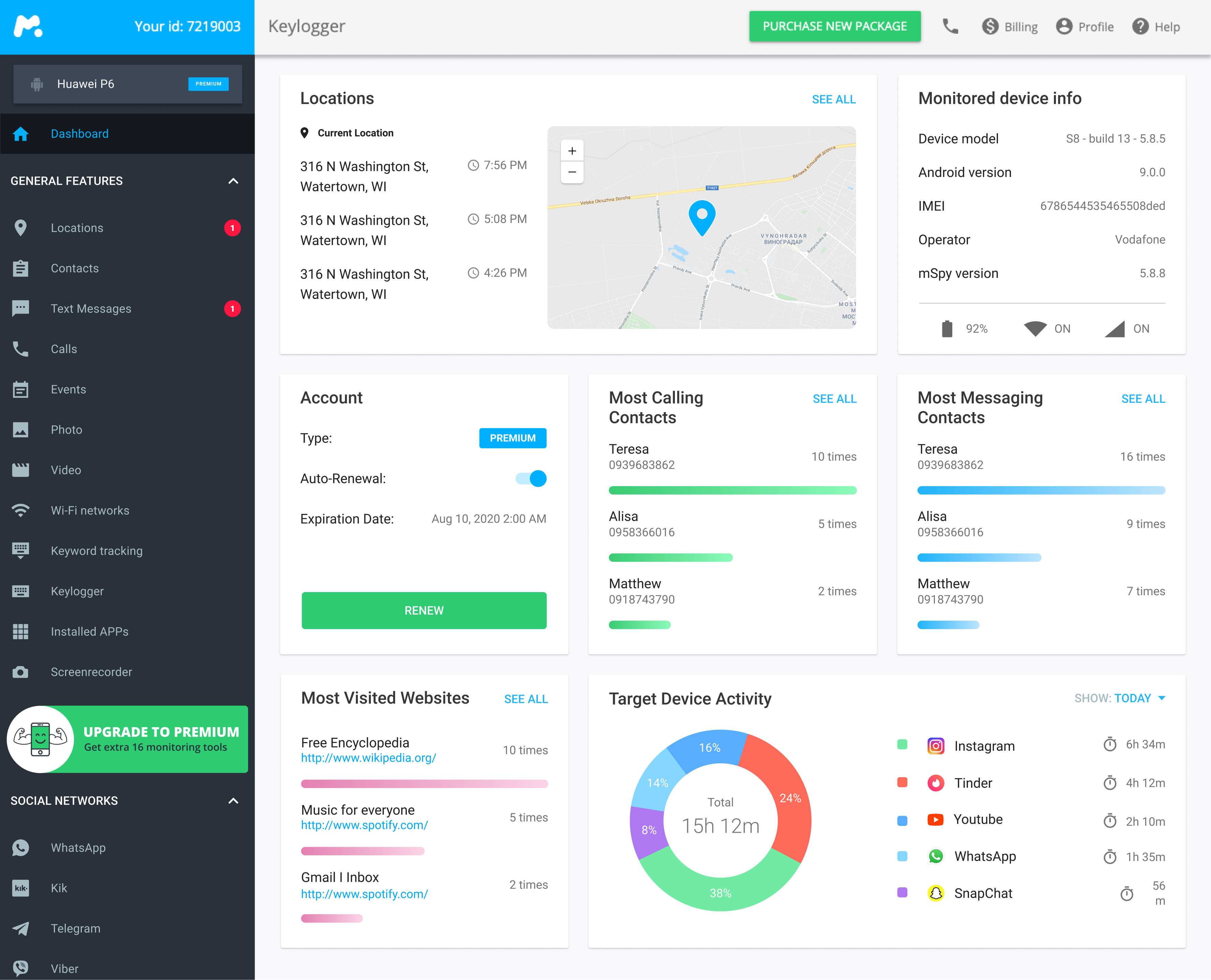 Msyp mSpy Features — Enjoy the Power to See Everything